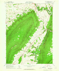Spruce Creek 1963 topographic map thumbnail