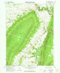 Spruce Creek 1963 topographic map thumbnail