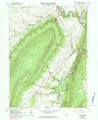Spruce Creek 1963 topographic map thumbnail