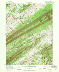 Spruce Hill 1952 topographic map thumbnail