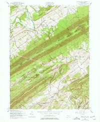 Spruce Hill 1952 topographic map thumbnail