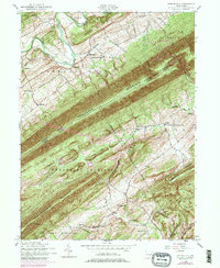 Spruce Hill 1952 topographic map thumbnail