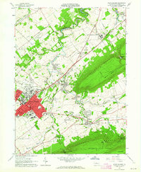 State College 1962 topographic map thumbnail