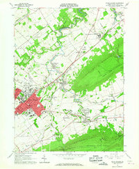 State College 1962 topographic map thumbnail