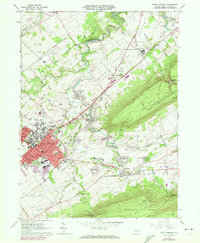 State College 1962 topographic map thumbnail