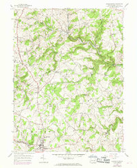 Stewartstown 1953 topographic map thumbnail