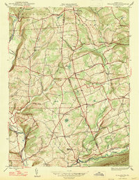 Stillwater 1947 topographic map thumbnail