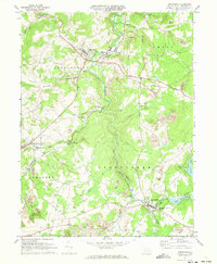 Stoystown 1971 topographic map thumbnail