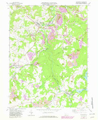 Stoystown 1971 topographic map thumbnail