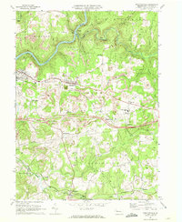 Strattanville 1968 topographic map thumbnail