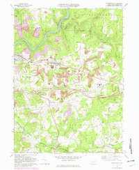 Strattanville 1968 topographic map thumbnail