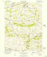Strausstown 1955 topographic map thumbnail