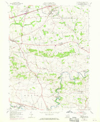 Strausstown 1955 topographic map thumbnail