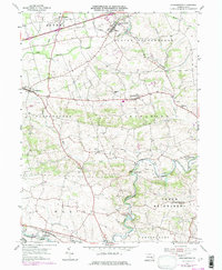 Strausstown 1955 topographic map thumbnail