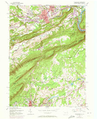 Stroudsburg 1955 topographic map thumbnail