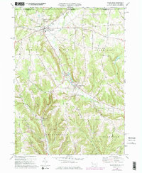 Sugar Grove 1968 topographic map thumbnail