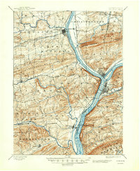 Sunbury 1893 topographic map thumbnail