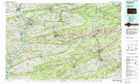 Sunbury 1984 topographic map thumbnail