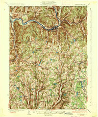 Susquehanna 1935 topographic map thumbnail