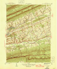 Swatara Hill 1946 topographic map thumbnail