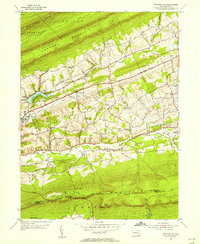 Swatara Hill 1955 topographic map thumbnail