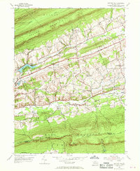 Swatara Hill 1955 topographic map thumbnail