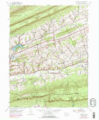 Swatara Hill 1955 topographic map thumbnail