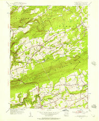 Sybertsville 1955 topographic map preview