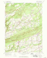 Sybertsville 1955 topographic map preview
