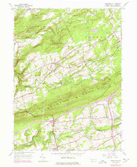 Sybertsville 1955 topographic map preview