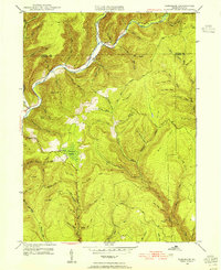 Tamarack 1946 topographic map thumbnail