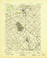 Telford 1943 topographic map thumbnail