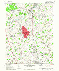 Telford 1960 topographic map thumbnail
