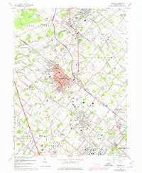 Telford 1960 topographic map thumbnail