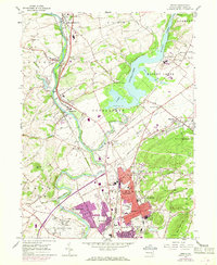 Temple 1956 topographic map preview