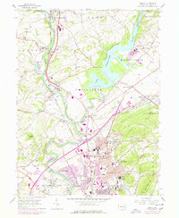 Temple 1956 topographic map preview