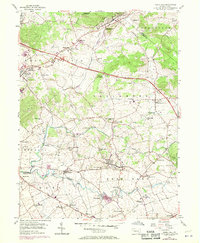 Terre Hill 1956 topographic map thumbnail