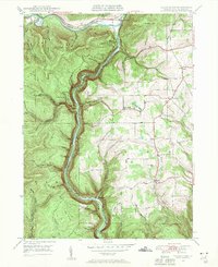 Tiadaghton 1946 topographic map thumbnail