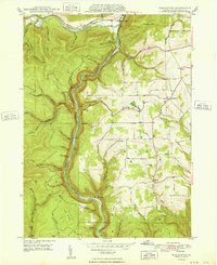 Tiadaghton 1948 topographic map thumbnail