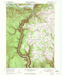Tiadaghton 1946 topographic map thumbnail