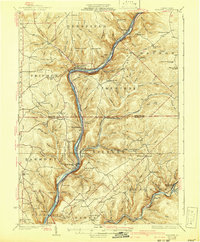 Tidioute 1930 topographic map thumbnail