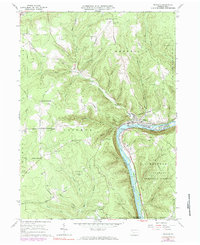 Tidioute 1966 topographic map thumbnail