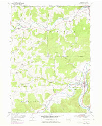 Tioga 1954 topographic map thumbnail