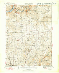 Tionesta 1922 topographic map thumbnail