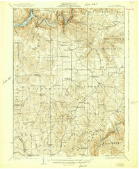Tionesta 1924 topographic map thumbnail