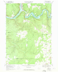 Tionesta 1967 topographic map thumbnail