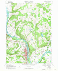 Towanda 1967 topographic map thumbnail