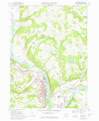 Towanda 1967 topographic map thumbnail