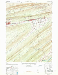 Tower City 1968 topographic map thumbnail