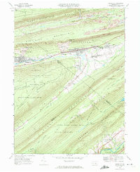Tower City 1969 topographic map thumbnail